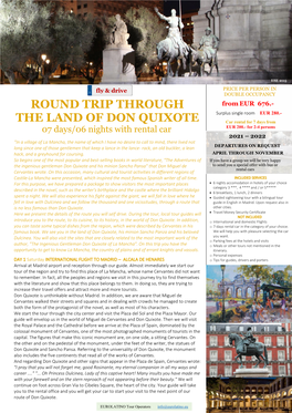 Round Trip Through the Land of Don Quixote