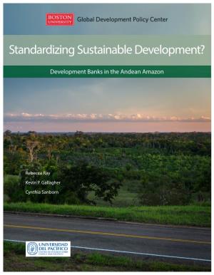 Standardizing Sustainable Development?