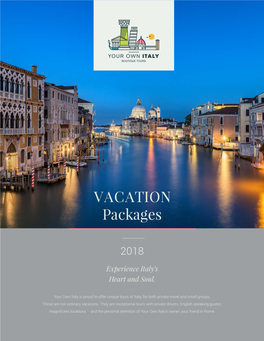 VACATION Packages