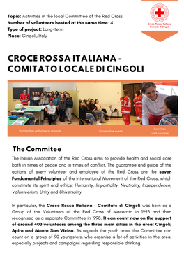 Croce Rossa Italiana - Comitato Locale Di Cingoli