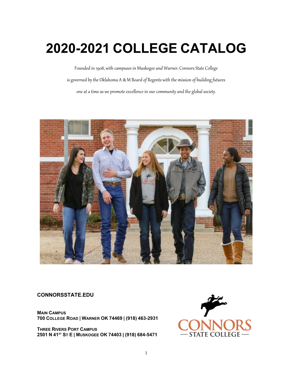 2020-2021 College Catalog