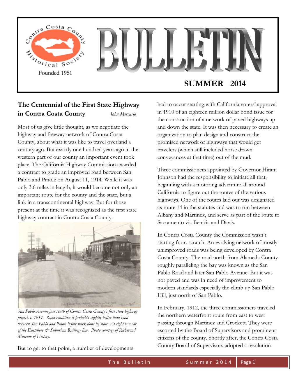 The Bulletin Summer 2 0 1 4 Page 1