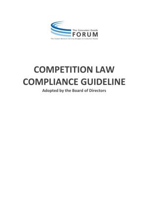 COMPETITION LAW COMPLIANCE GUIDELINE Adopted by the Board of Directors