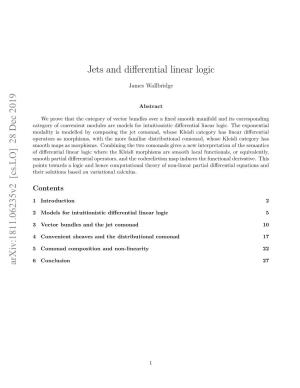 Jets and Differential Linear Logic