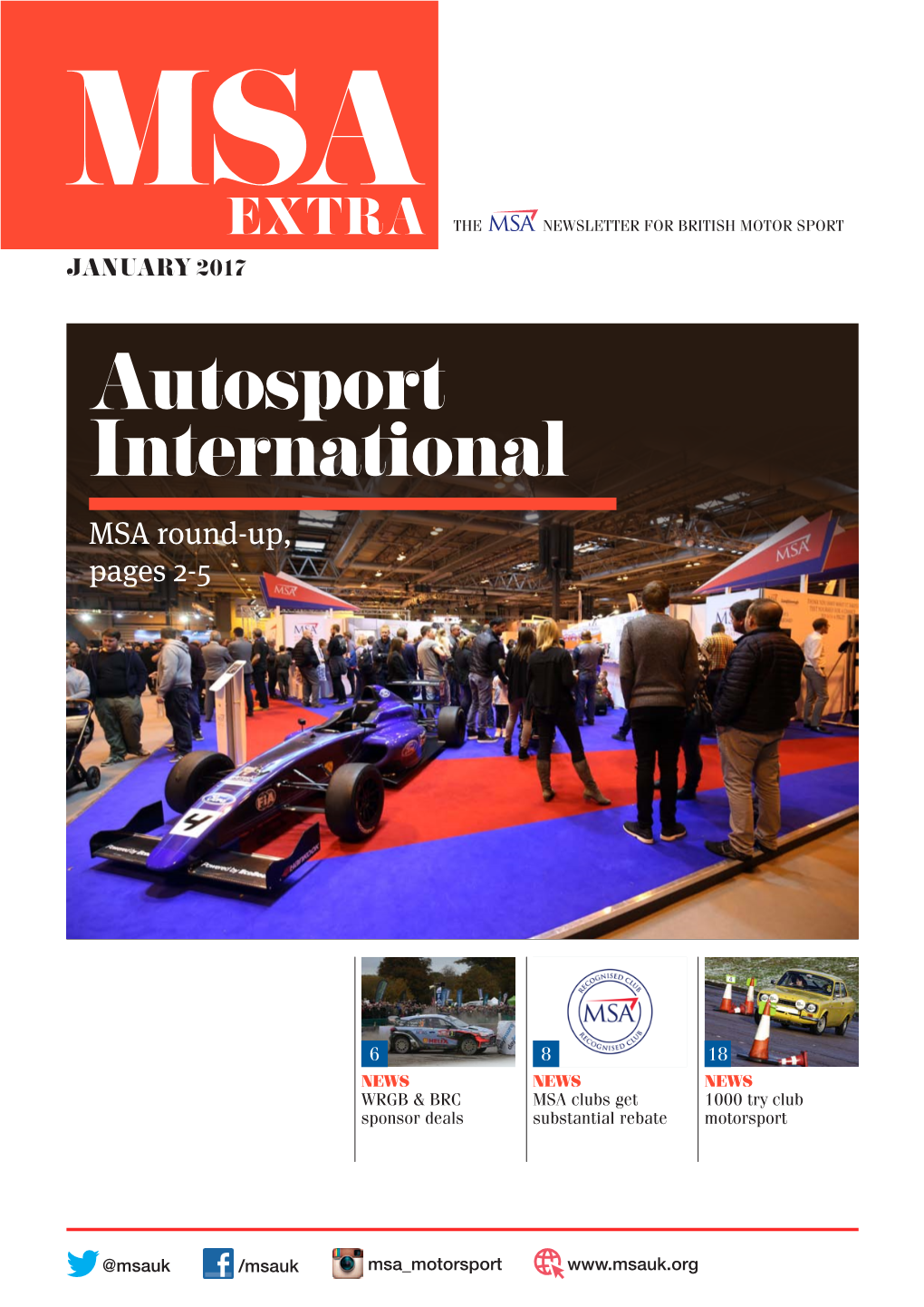 Autosport International MSA Round-Up, Pages 2-5