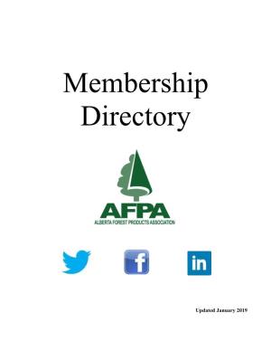 2019 Membership Directory