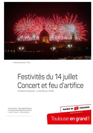 Festivités Du 14 Juillet Concert Et Feu D'artifice