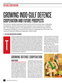 Growing INDO-GULF DEFENCE
