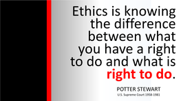 Ethics Presentation