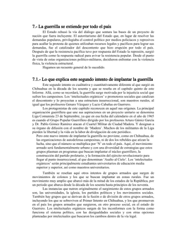 7.- La Guerrilla Se Extiende Por Todo El País 7.1.- Lo Que Explica Este