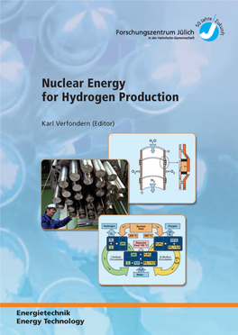Nuclear Energy for Hydrogen Production
