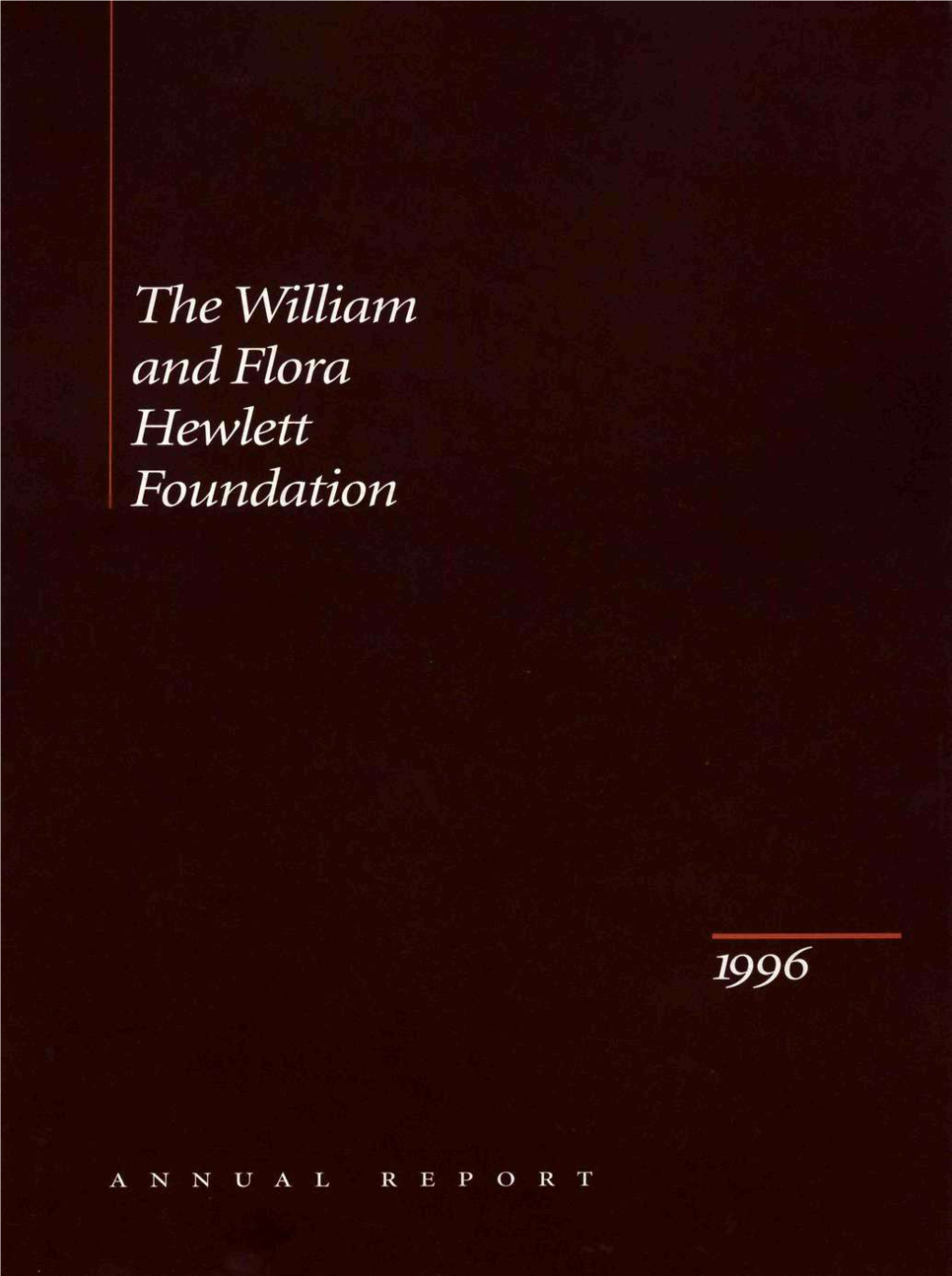 The William and Flora Hewlett Foundation