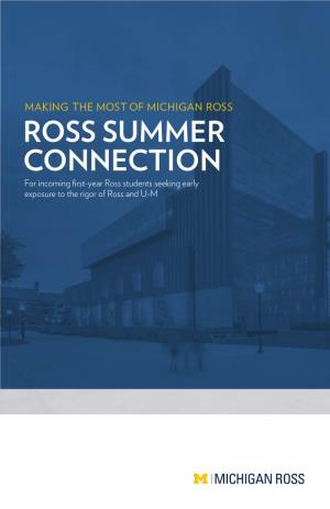 Ross Summer Connection
