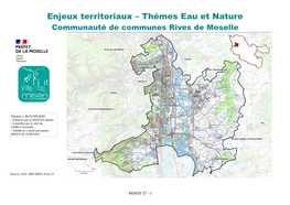 Enjeux Territoriaux – Thèmes Eau Et Nature Communauté De Communes Rives De Moselle