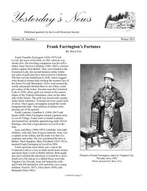 Frank Farrington's Fortunes
