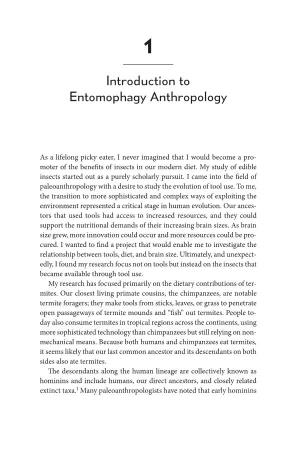 Introduction to Entomophagy Anthropology