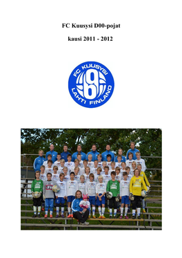 FC Kuusysi D00-Pojat Kausi 2011