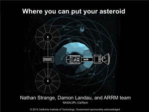 Asteroid Retrieval Mission
