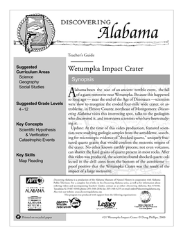 Wetumptka Impact Crater