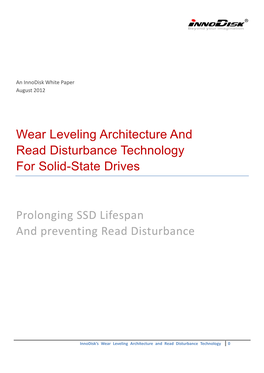Wear Leveling Architecture and Read Disturbance Technology for Solid-State Drives