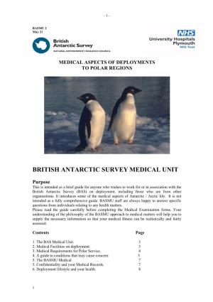 British Antarctic Survey Medical Unit
