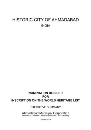 Historic City of Ahmadabad India