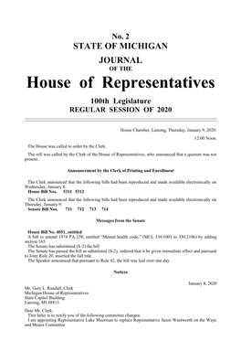 House of Representatives