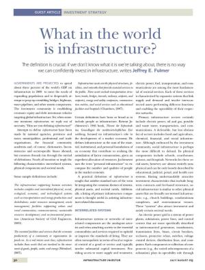 What in the World Is Infrastructure?