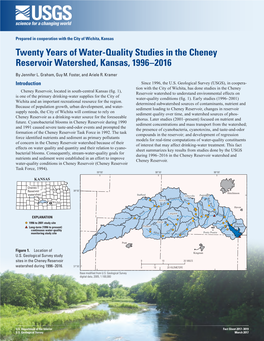 Twenty Years of Water-Quality Studies in the Cheney Reservoir Watershed, Kansas, 1996–2016