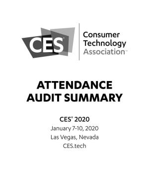 Attendance Audit Summary