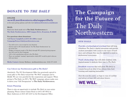 DONATE to the DAILY the Campaign