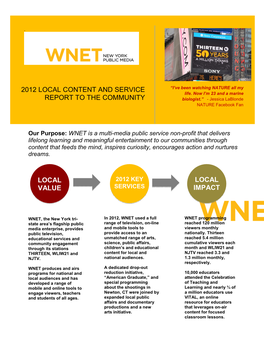 WNET Local-Content-And-Service-Report