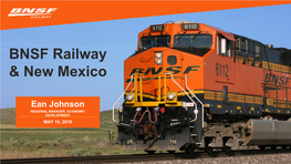 BNSF Railway & New Mexico