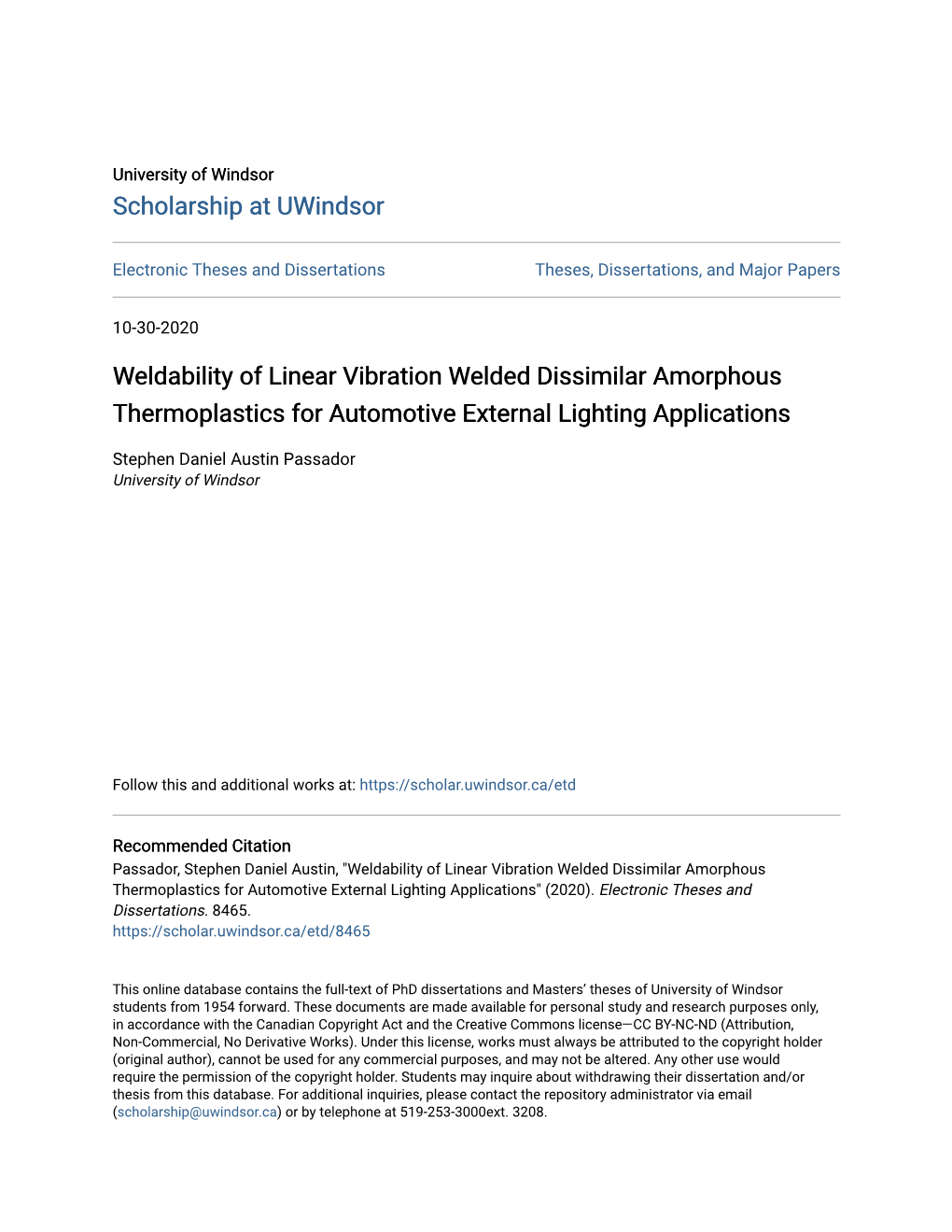 Weldability of Linear Vibration Welded Dissimilar Amorphous Thermoplastics for Automotive External Lighting Applications