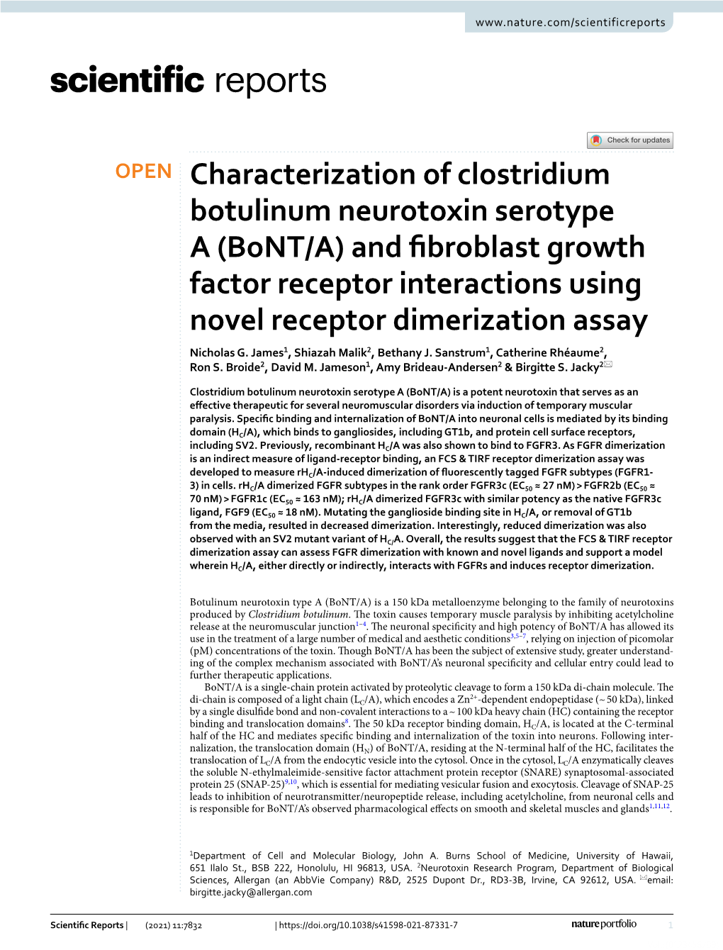 And Fibroblast Growth Factor Receptor Interactions Usin