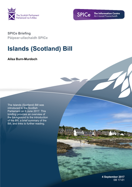 Islands (Scotland) Bill