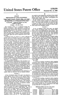 United States Patent 0 Patented Nov