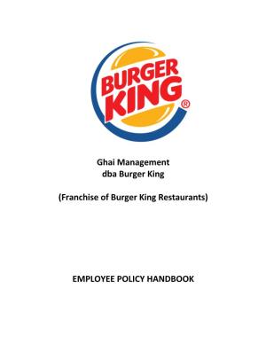 Employee Policy Handbook
