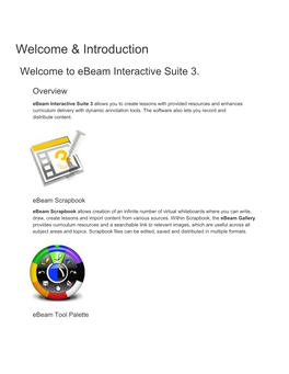 Interactive Suite Software Guide