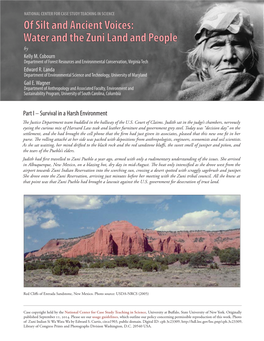Of Silt and Ancient Voices: Water and the Zuni Land and People
