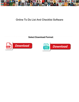 Online to Do List and Checklist Software