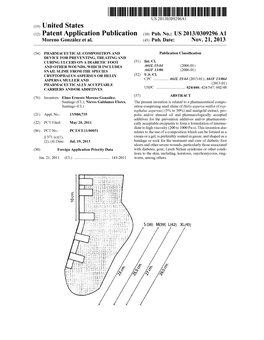 (12) Patent Application Publication (10) Pub. No.: US 2013/0309296A1 Moreno González Et Al