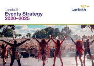 Lambeth Events Strategy 2020-2025