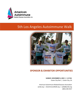 5Th Los Angeles Autoimmune Walk