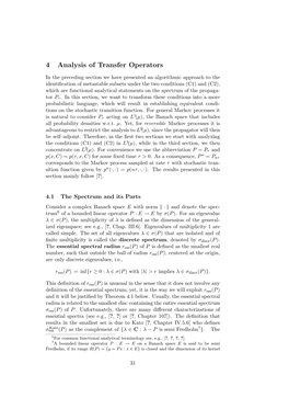 4 Analysis of Transfer Operators