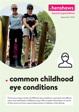 Common Childhood Eye Conditions.Indd