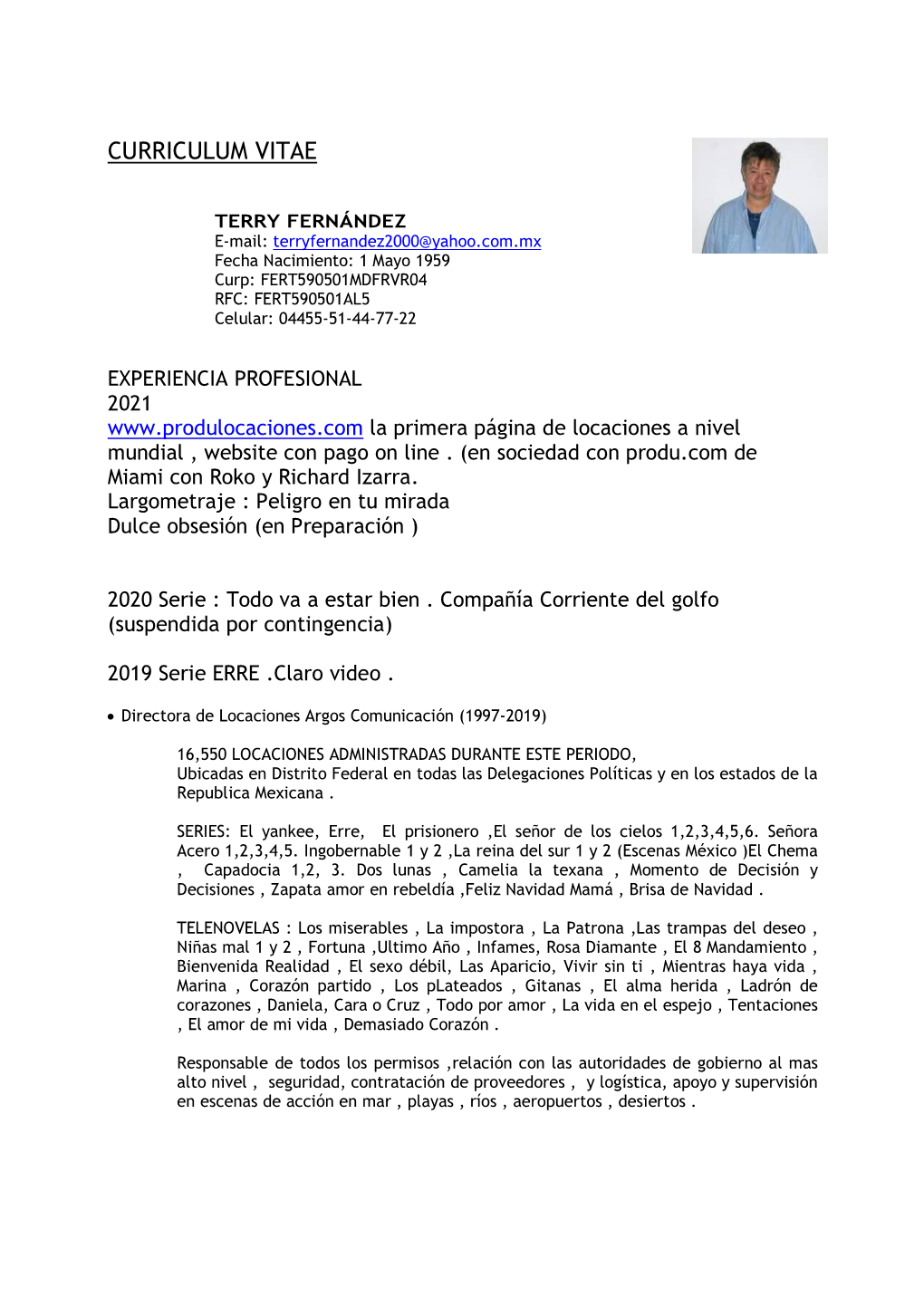 Curriculum Vitae