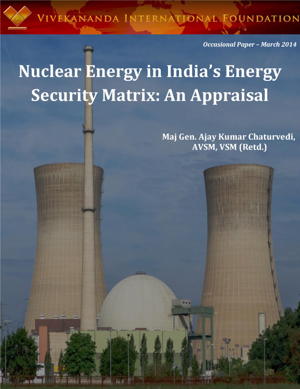 Nuclear Energy in India's Energy Security Matrix