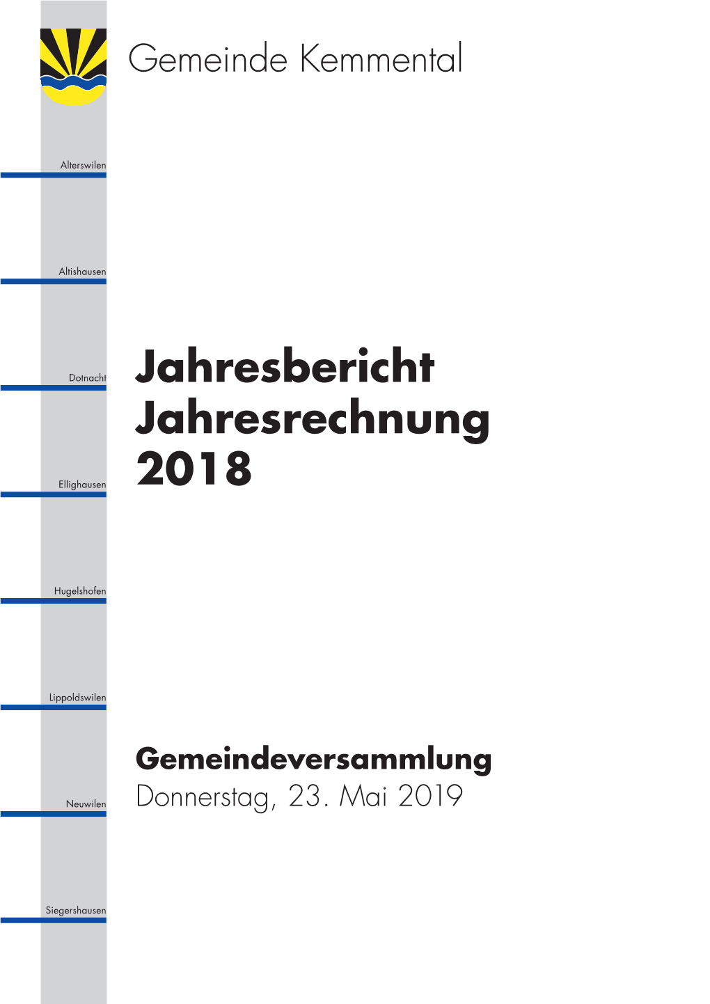 Gemeindeversammlung Der Politischen Gemeinde Kemmental Mittwoch, 12