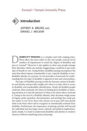 Disability and Passing Brings Together Eight Essays That Explore the Diverse Ways in Which Passing Occurs